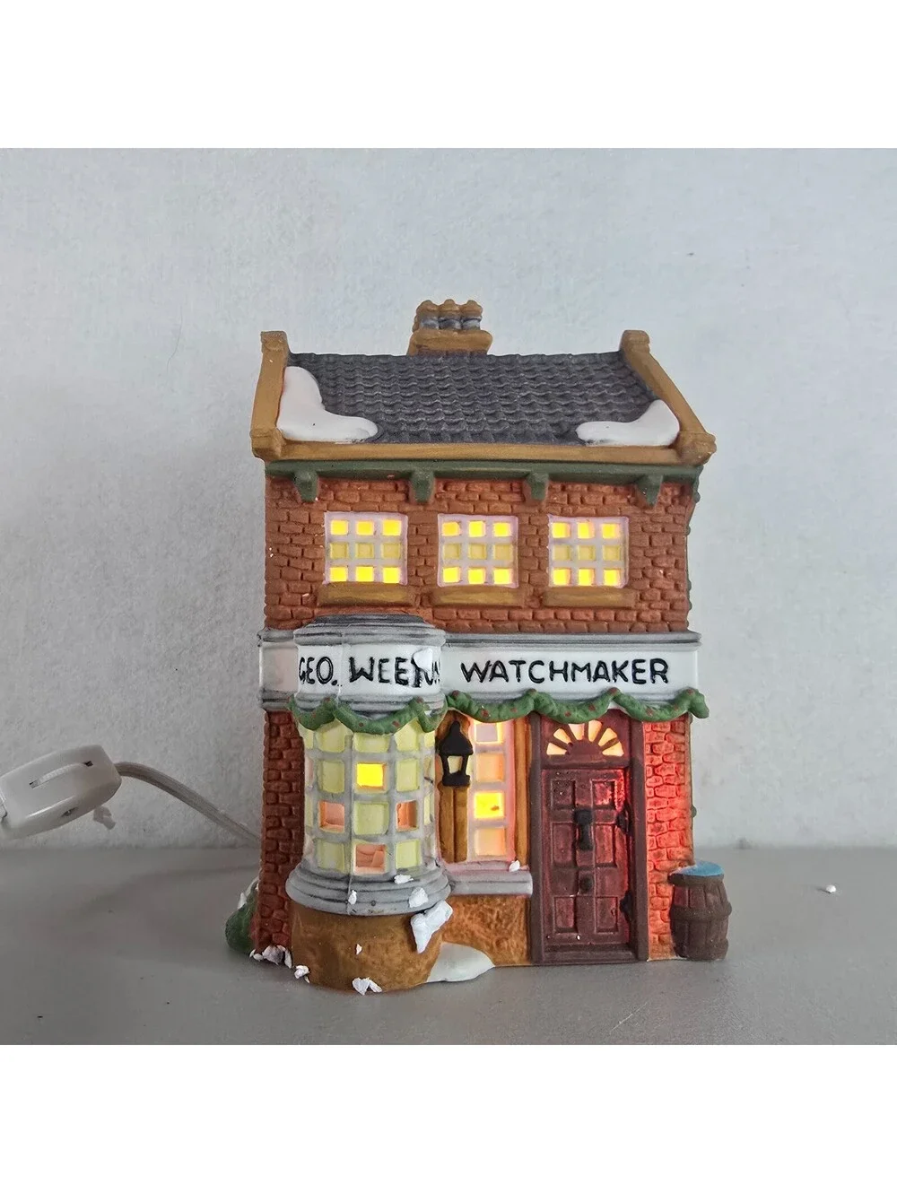 Dept 56 Dickens Village Geo Weeton Watchmaker #5926-9